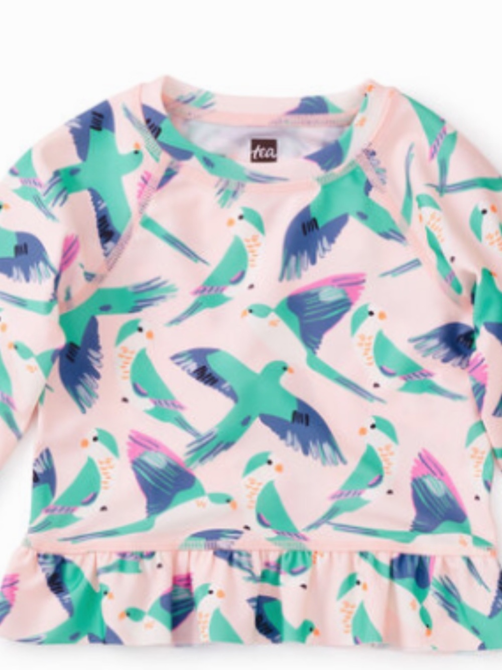 Tea Collection "Parrot Polka" Rash Guard | 6-9M